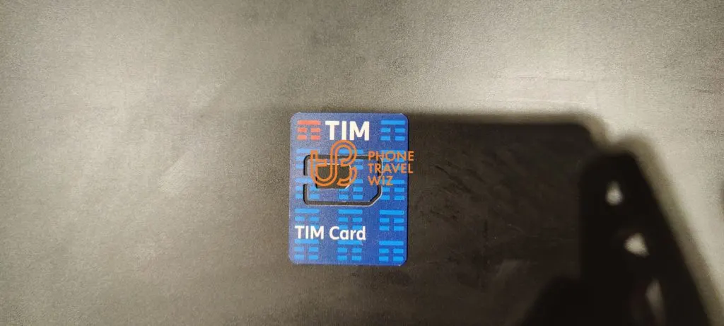 TIM Italy SIM Card Front