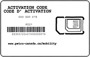 Petro-Canada Mobility Canada SIM Card