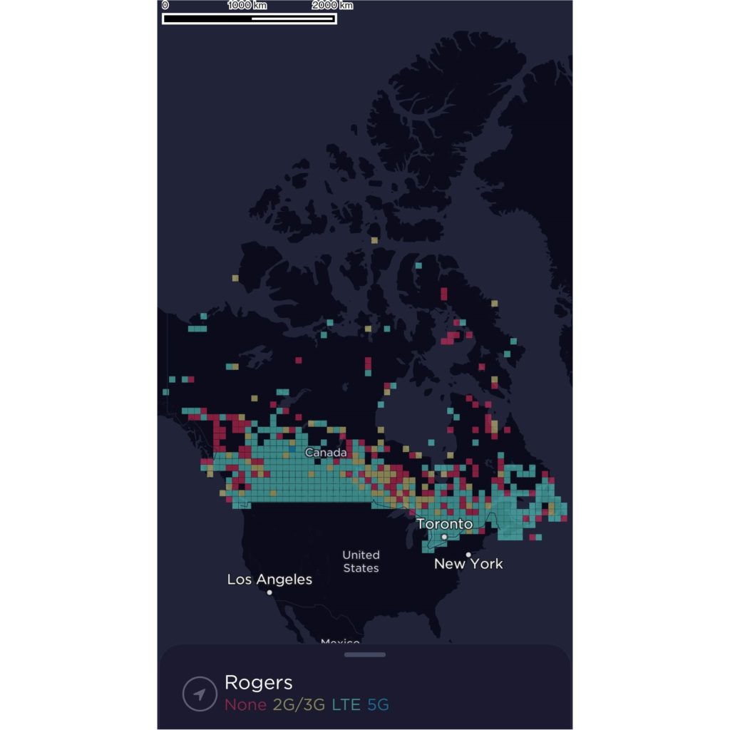 Rogers Canada Coverage Map 2022