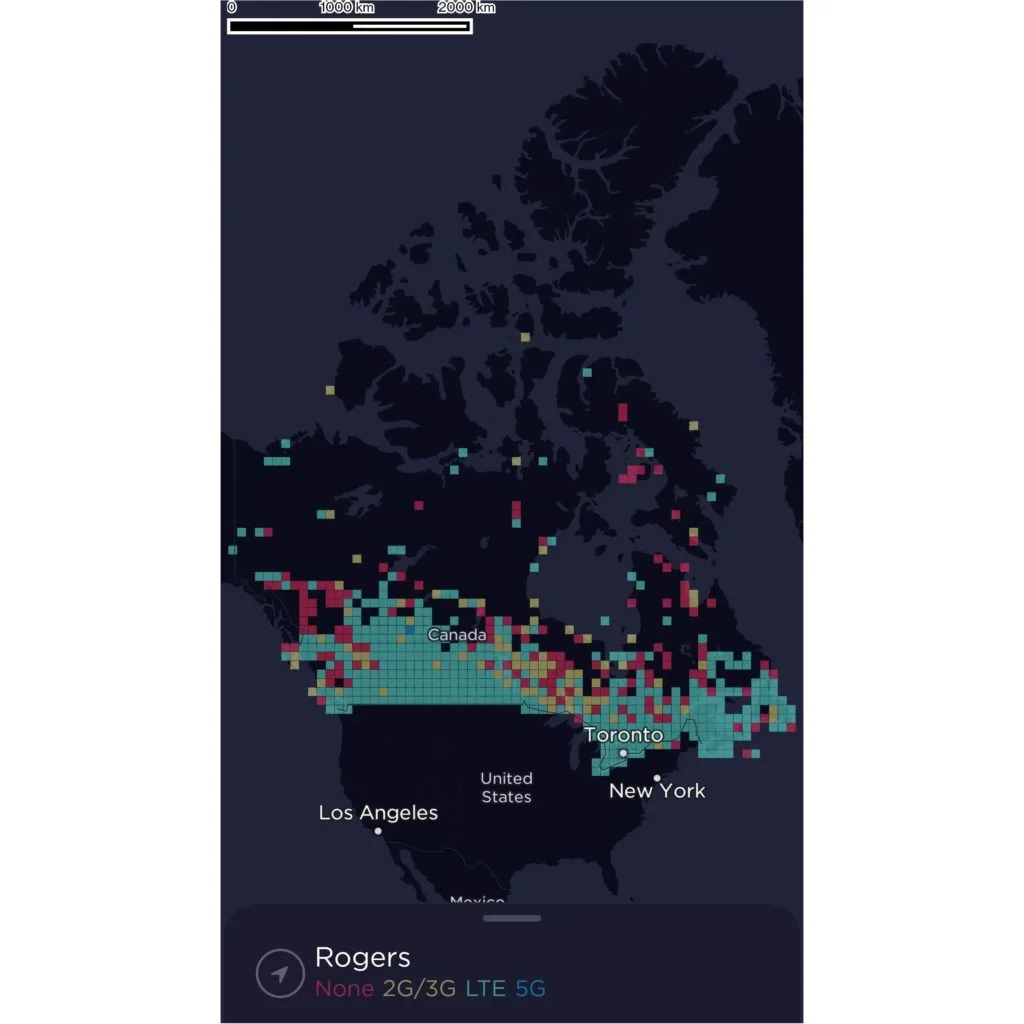 Rogers Canada Coverage Map 2022