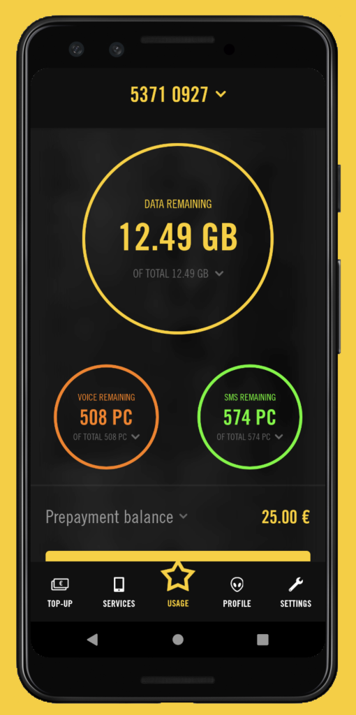 Super by Telia Estonia Super Prepaid App