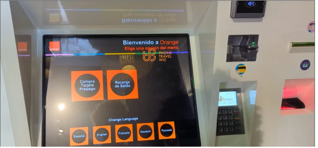 Orange Spain Machine