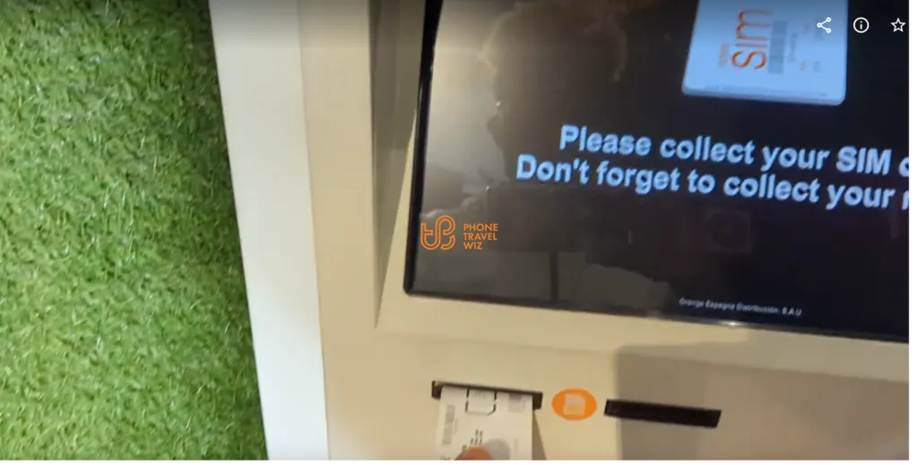 Orange Spain Machine SIM Card Collection