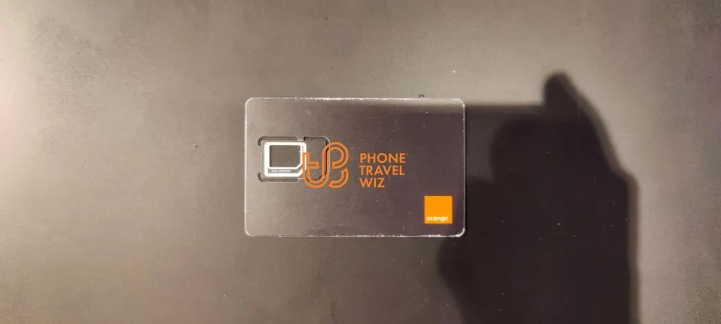 Orange Spain SIM Card Front
