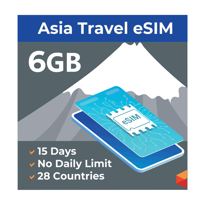 Asia Travel eSIM SimCorner