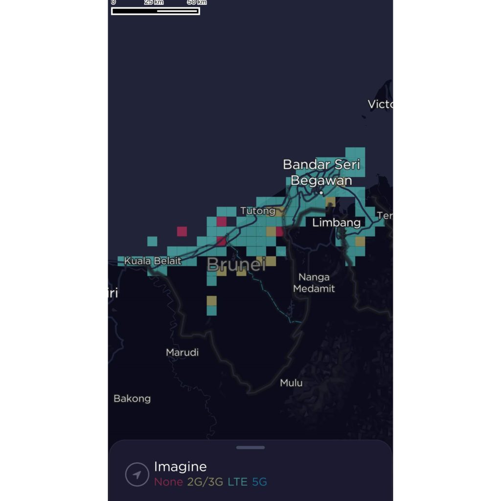 Imagine Brunei Coverage Map