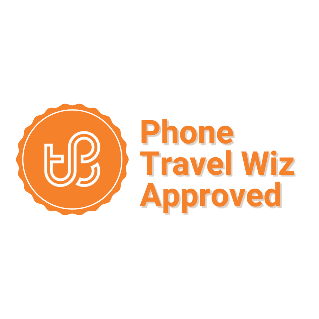 Phone Travel Wiz Approved Seal