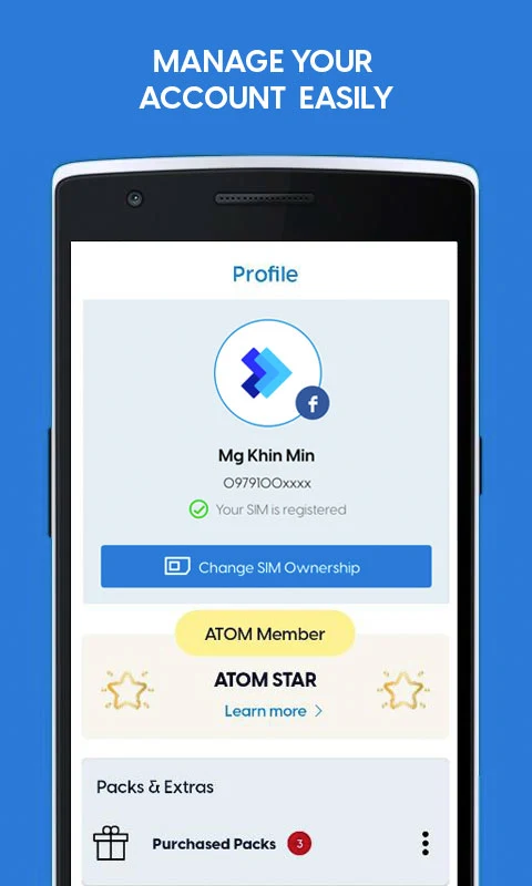 ATOM Myanmar ATOM Store, Myanmar App