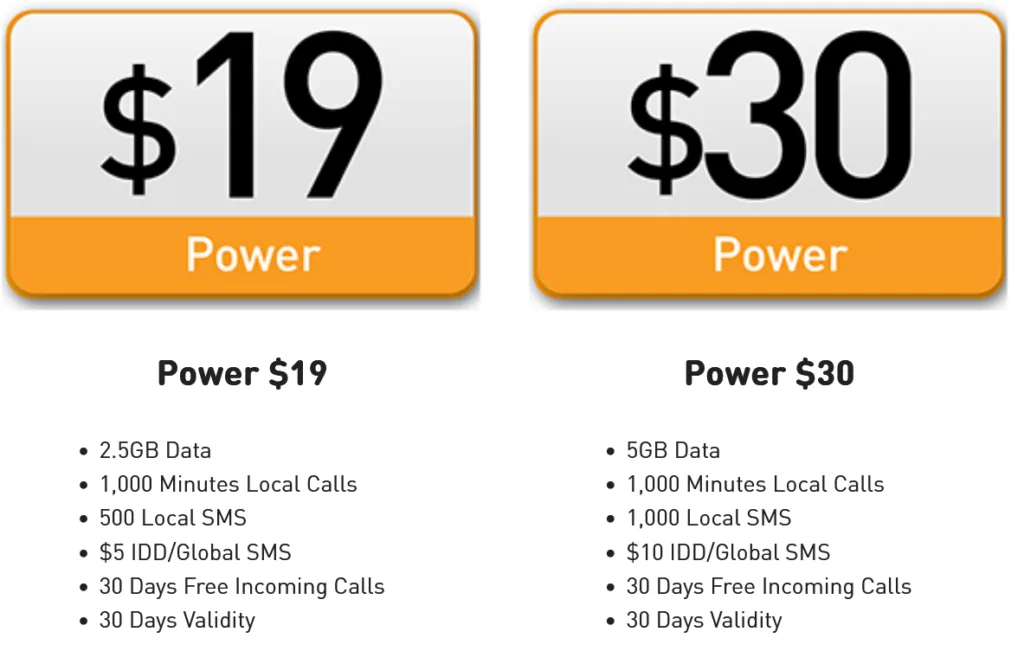 M1 Singapore Power Up on Data and Voice Top Ups