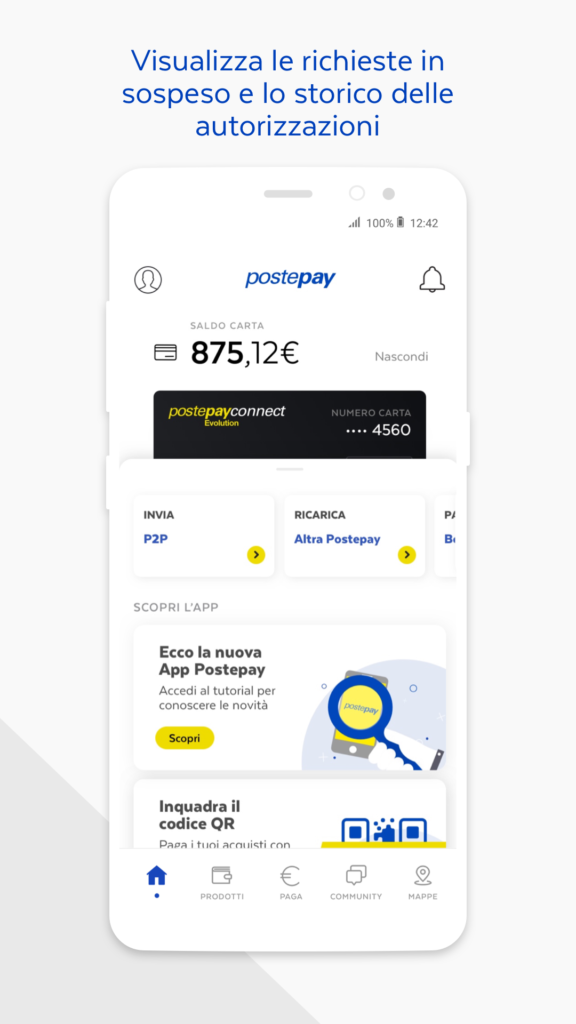 PosteMobile Italy Postepay App