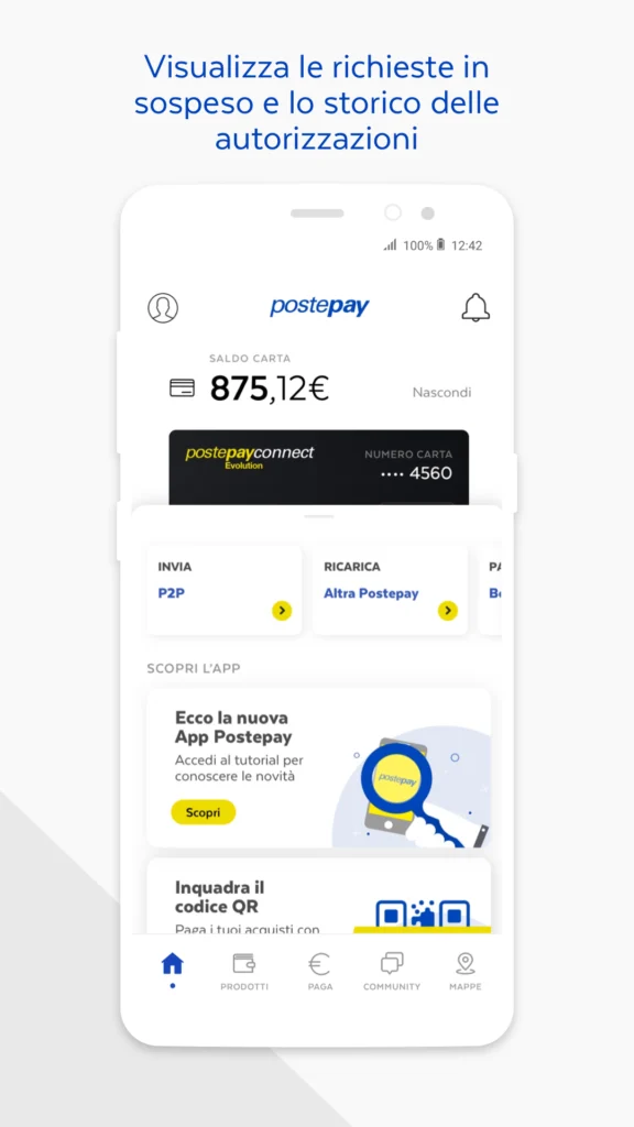 PosteMobile Italy Postepay App