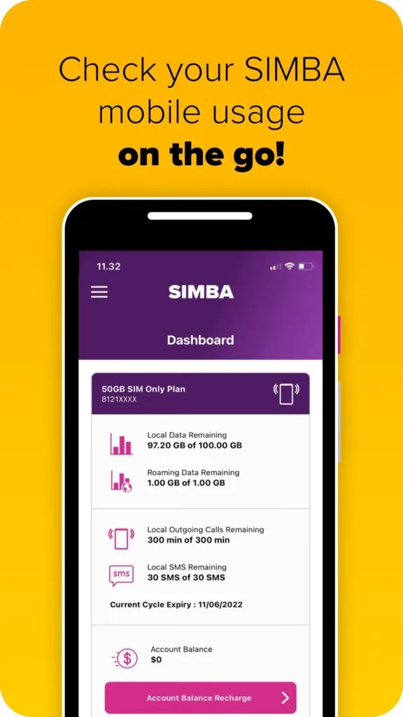 SIMBA Singapore My SIMBA App