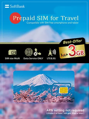 SoftBank Japan Tourist SIM Card
