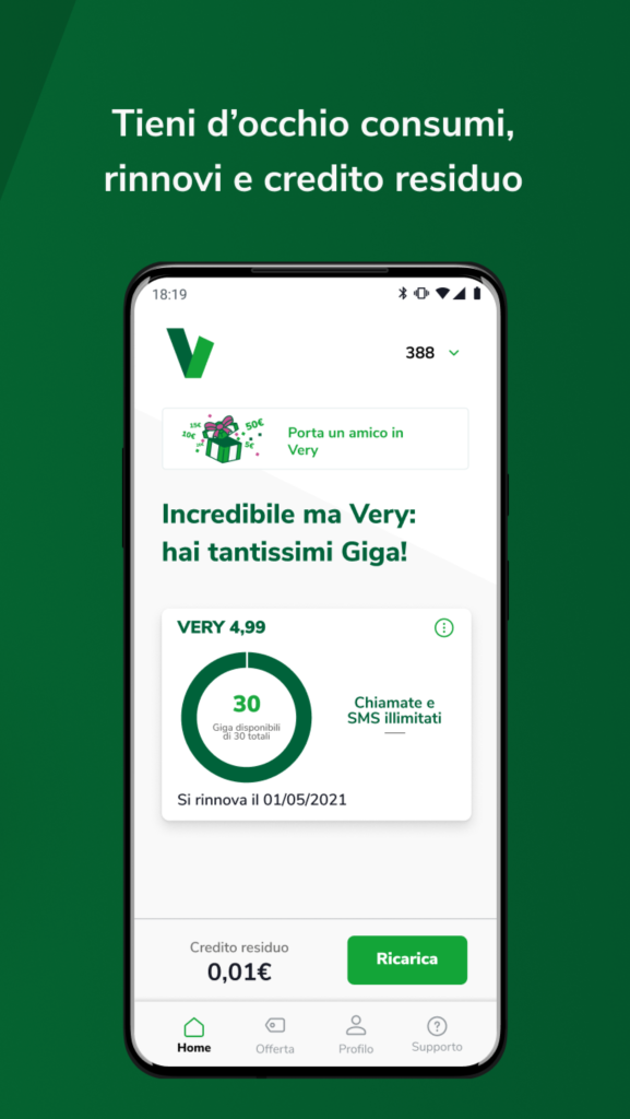 Very Mobile Italy App