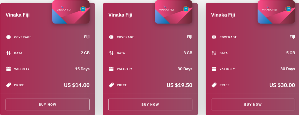Airalo Fiji Vinaka Fiji eSIM with Prices