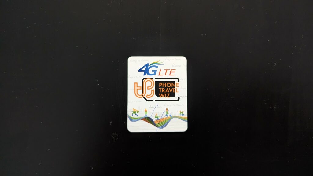 Chunghwa Telecom Taiwan SIM Card Front