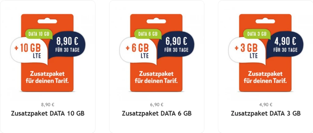Eety Austria Zusatzpaket DATA Additional Data Package