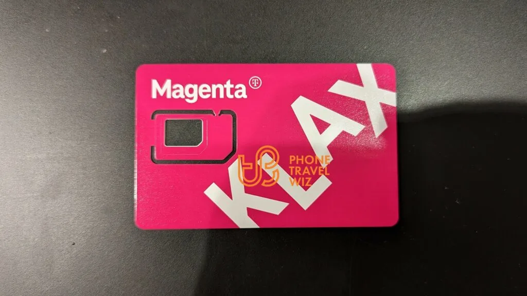 Magenta Telekom Austria Klax SIM Card Front