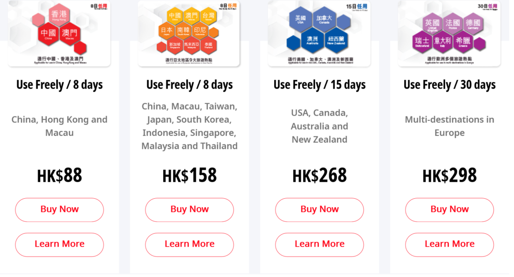 SmarTone Hong Kong Greater China & Travel SIM Cards