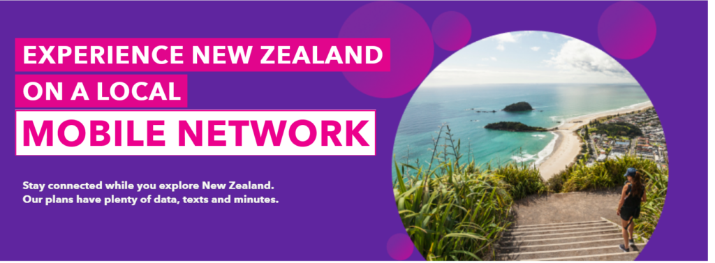 Spark New Zealand NZ Travel Pack Banner