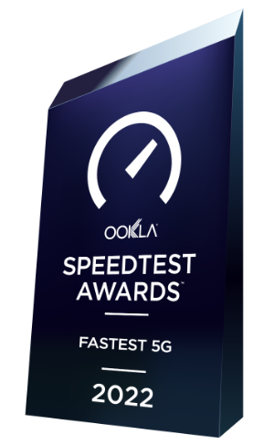 Speedtest Awards Fastest 5G Mobile Network 2022 Award
