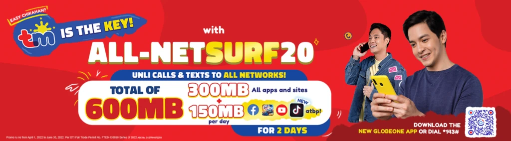 TM Philippines All-Net Surf 20 Plan