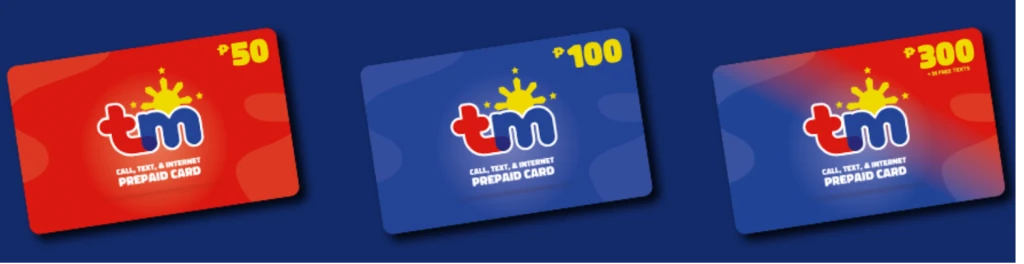 TM Philippines Top Up Cards