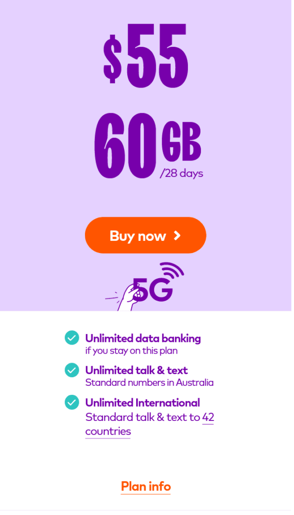 Amaysim Australia 5G Mobile Plan