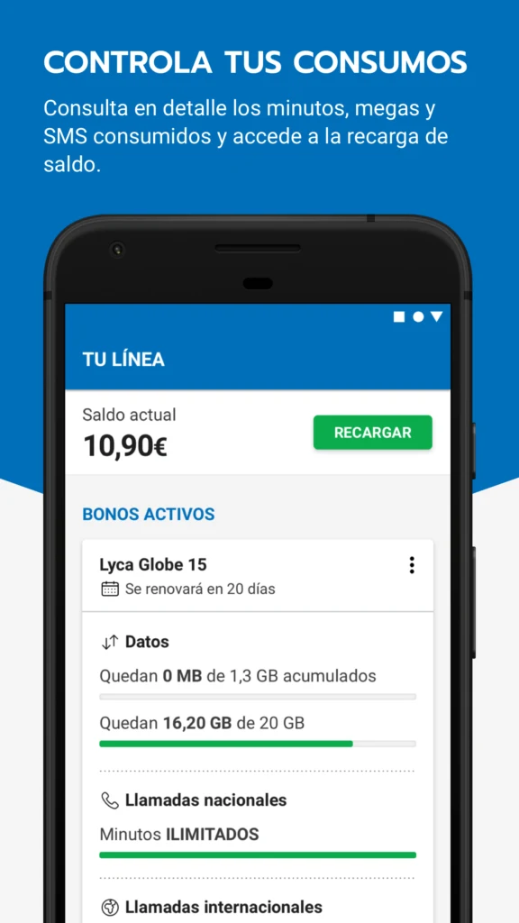 Lycamobile Spain Mi Lyca - Área de cliente App