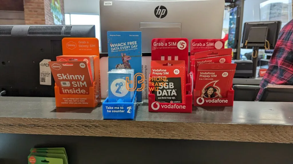 Countdown New Zealand in Auckland Selling One-Vodafone, 2degrees & Skinny Mobile SIM Cards