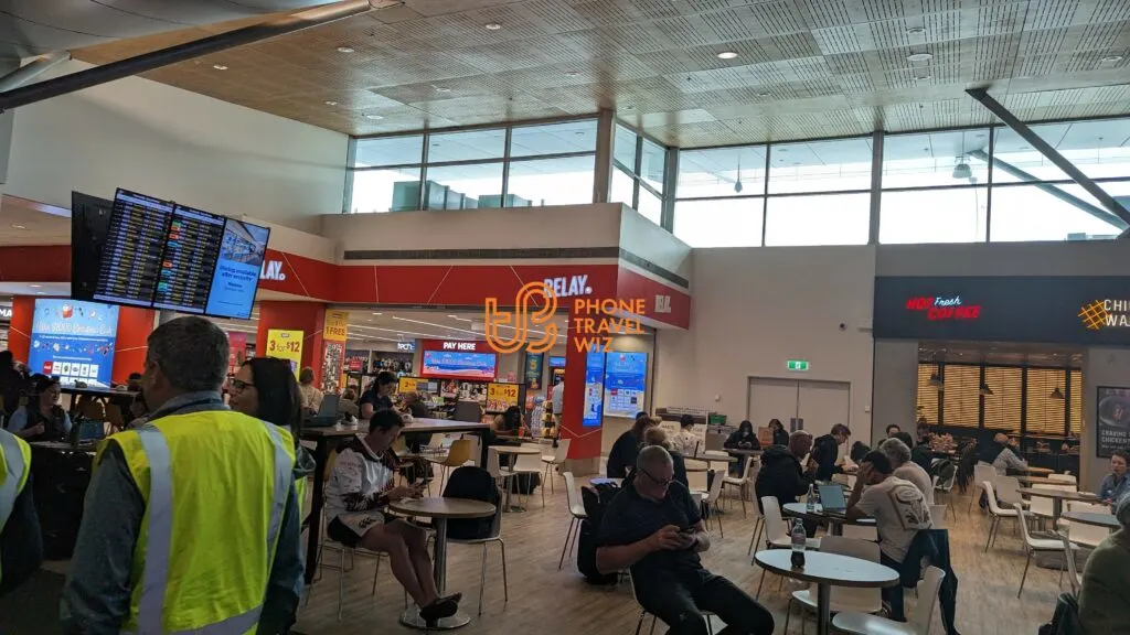 Relay New Zealand at Auckland Airport in the domestic terminal