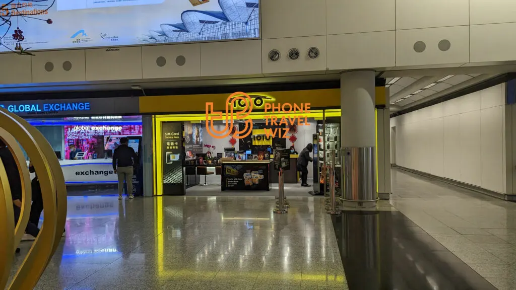 1O1O (CSL Mobile) Store at Hong Kong International Airport
