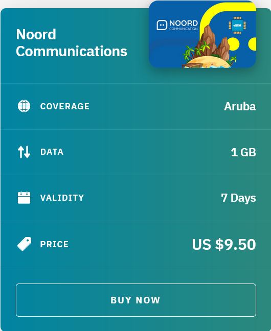 Airalo Aruba Noord Communications eSIM with Prices