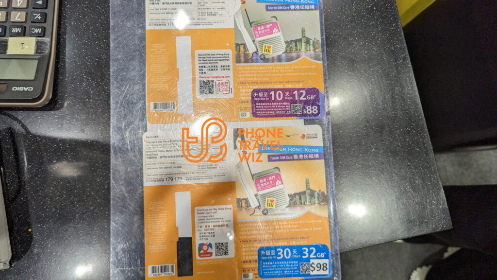 CSL Mobile Hong Kong Discover Hong Kong Tourist SIM Card Starter Packs at Hong Kong International Airport