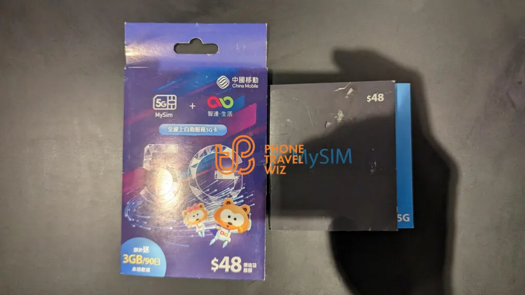 China Mobile Hong Kong Old & New MySim SIM Cards Starter Packs