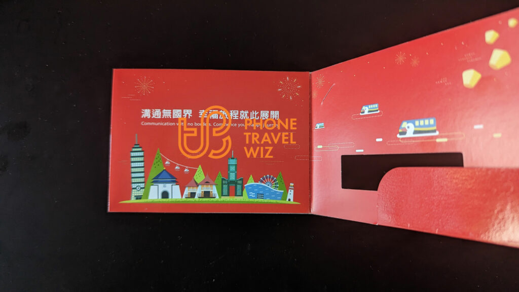 GT Mobile Taiwan SIM Card Starter Pack Open