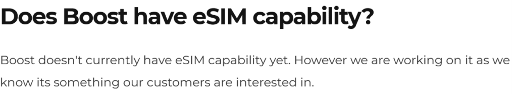 Boost Mobile Australia eSIM FAQ (Not Yet)