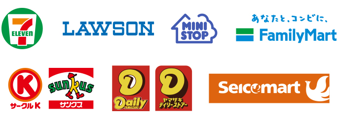 COMST Japan Top-Up Locations