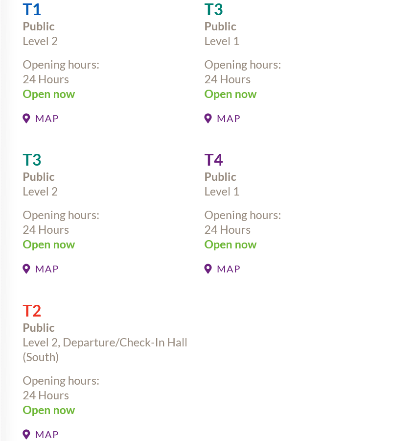 Cheers Convenience Stores at Singapore Changi International Airport Opening Hours