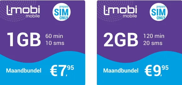 L-Mobi Mobile Netherlands Monthly Packs