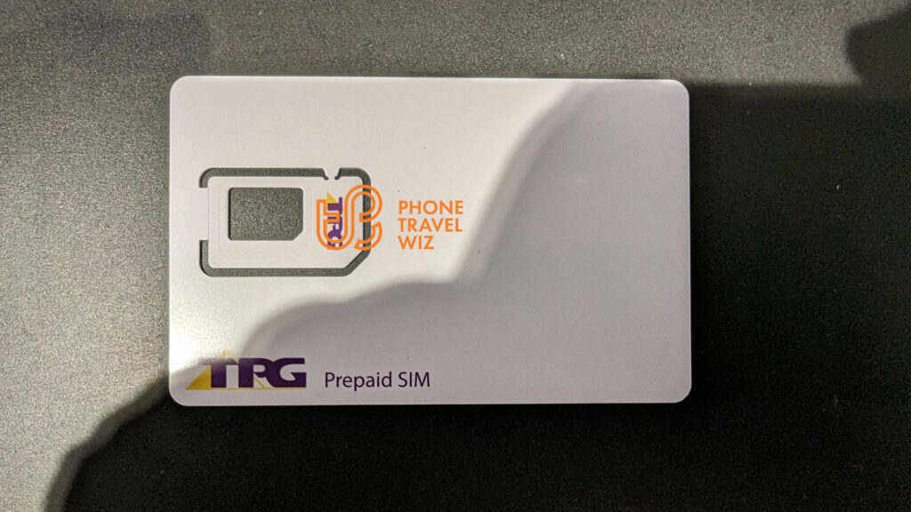 SIMBA Singapore (formerly TPG) SIM Card Front