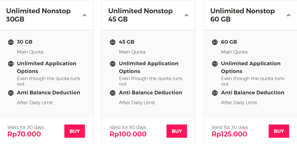 Smartfren Indonesia Unlimited Nonstop Plans