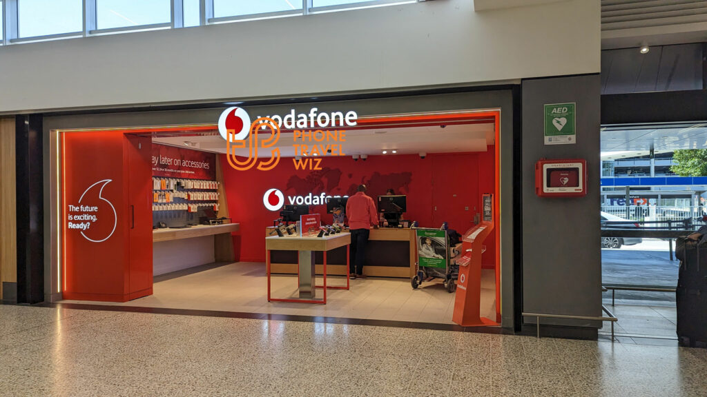 Vodafone Australia Store at Melbourne-Tullaramine Airport