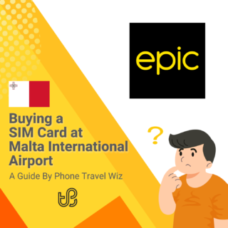 Buying a SIM Card at Malta International Airport Guide (logo of Epic)