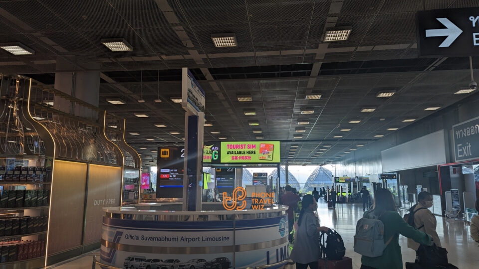 Bangkok Suvarnabhumi Airport (BKK) SIM Card Buying Guide Phone Travel Wiz