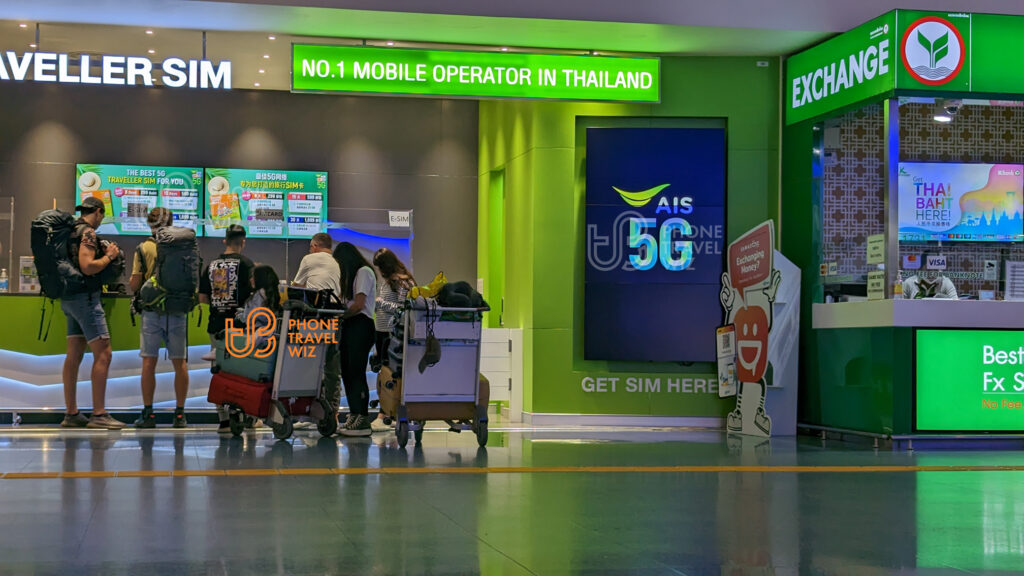 AIS Thailand Store in at Phuket International Airport