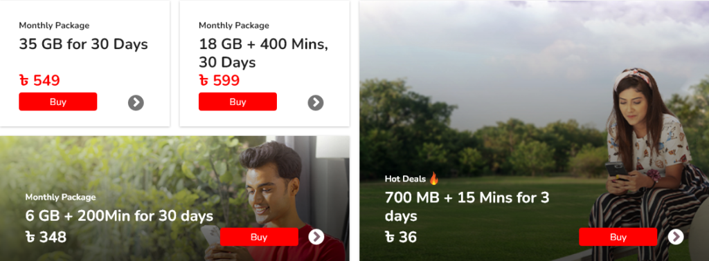 Airtel Bangladesh Internet Packages