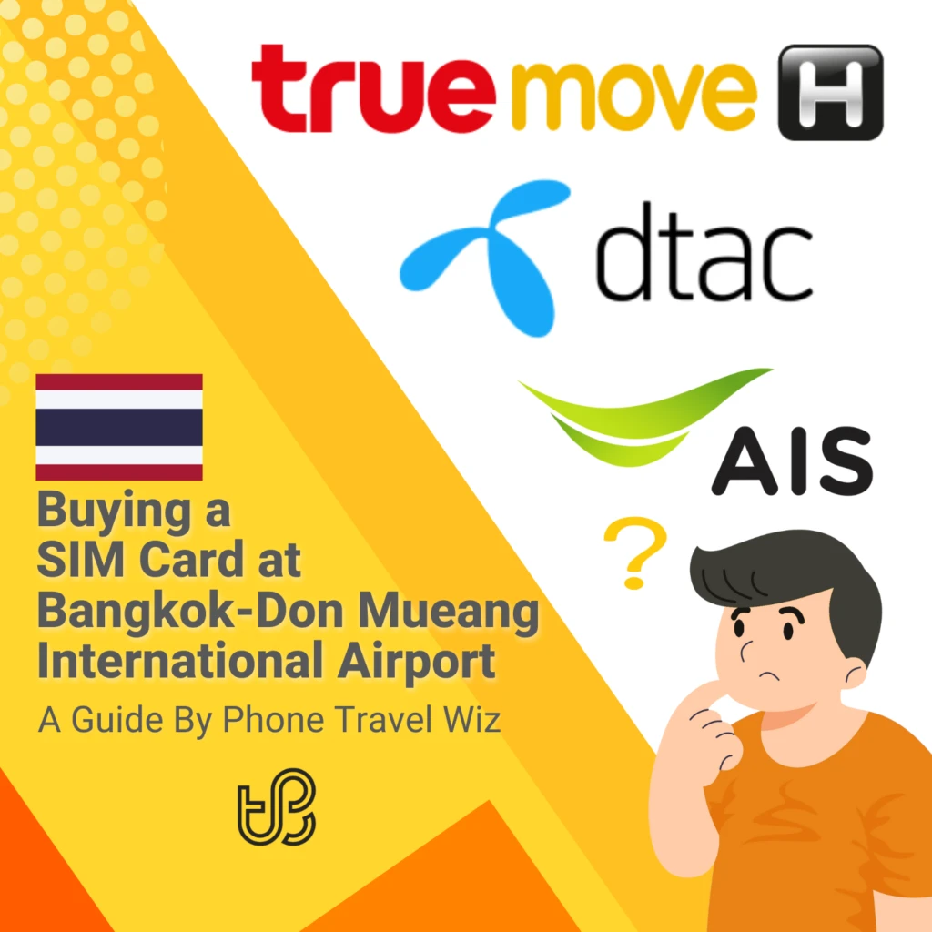 Buying a SIM Card at Bangkok-Don Mueang International Airport