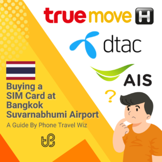 Buying a SIM Card at Bangkok Suvarnabhumi Airport Guide
