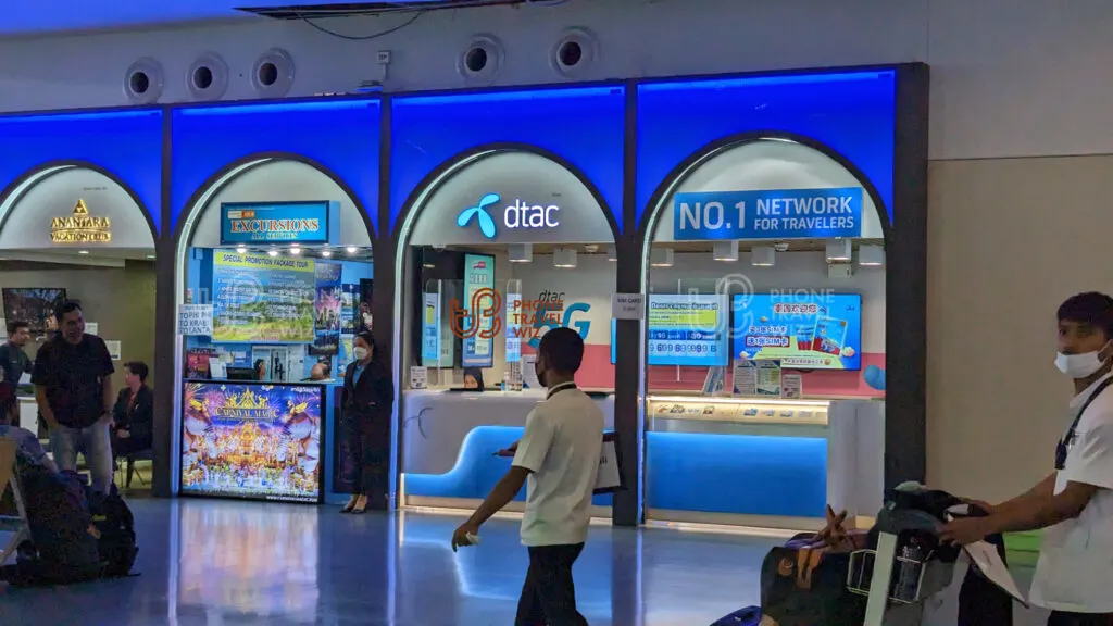 Dtac Thailand Store at Phuket International Airport